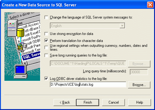 ODBC Create DS 05 Finish.gif